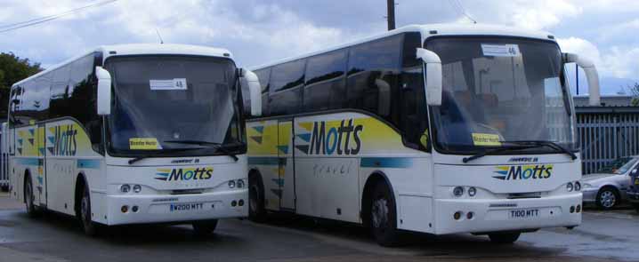 Motts Volvo B10M Jonckheere Mistral 50 W200MTT & T100MTT